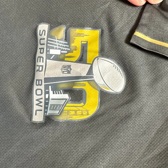 DENVER BRONCO'S NIKE Dri-fit NFL Super Bowl 50 Polo Shirt - size large - Picture 5 of 10